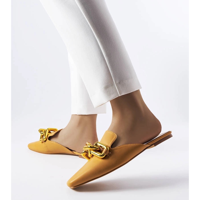 Hnědé skluzavky s řetízkem Hickory hnědý 1