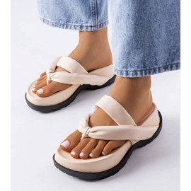 PA1 Béžové skluzavky na platformě od Lachapelle béžový 1