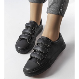 Černé tenisky na suchý zip Big Star LL274A206 černá 1