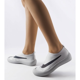 Šedé elastické tenisky Stover šedá 1