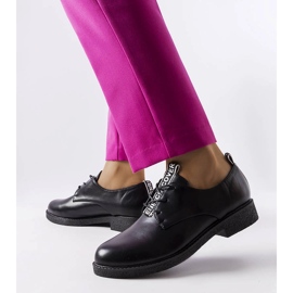 Černé šněrovací boty z Edmontonu černý 1