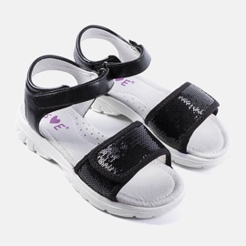 Černé dětské sandály značky Grenier černý 1