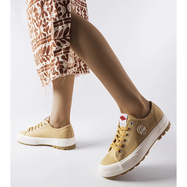 Béžové tenisky Lee Cooper LCW-23-44-1655L béžový 1