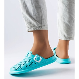 Modré prolamované gumové skluzavky od Peverell modrý 1