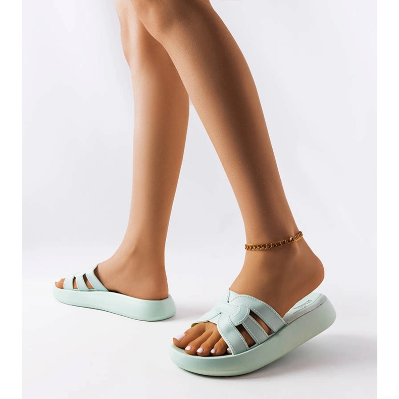 Gumové pantofle Coudert modré modrý 1