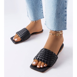 Goldleaf černé tkané sklíčka černý 1