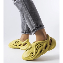 Zelené pěnové pantofle Julienne zelená 1