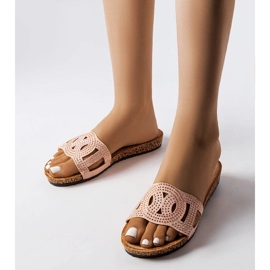 Růžové skluzavky zdobené tryskami Lagacé růžový 1