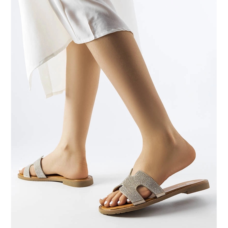 Stříbrné sklíčka s koženou vložkou Lazure stříbrný 2