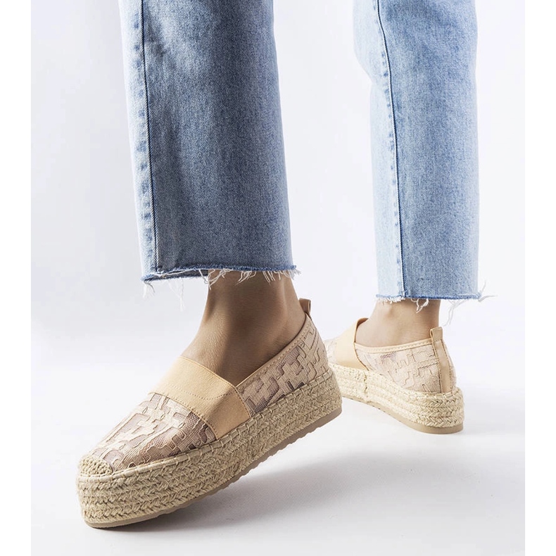 Růžové síťované espadrilky od Bateliers růžový 1