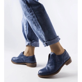 Modré boty LS5379 Taupe modrý 1