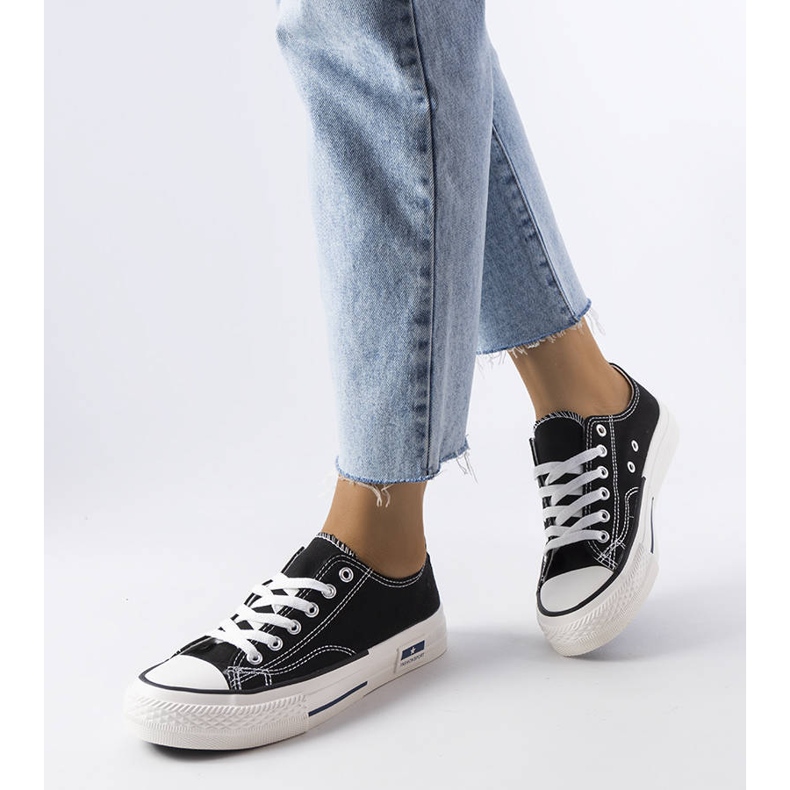 Černé tenisky Roslyn černý 2