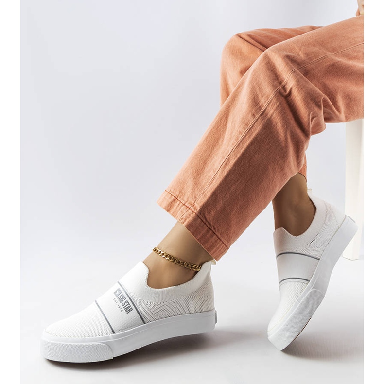 Big Star dámské bílé tenisky JJ274092 bílý 1