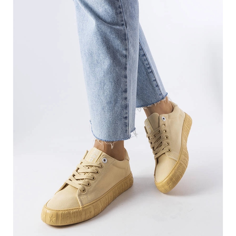 Žluté tenisky Big Star JJ274412202 žlutá 1