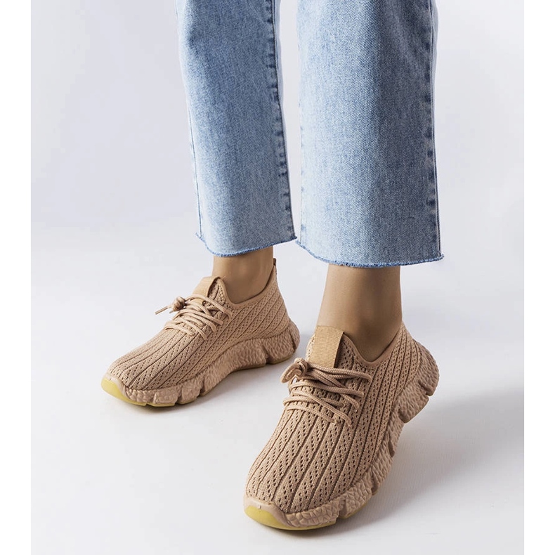 Inna Béžové sportovní tenisky od Élodie béžový 1