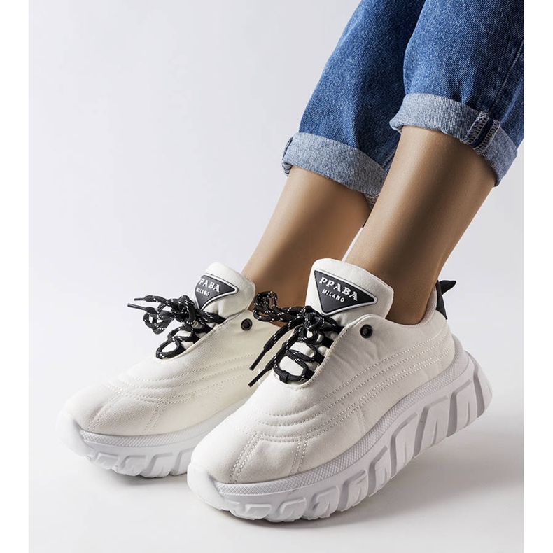 Inna Bílé tenisky Aisys bílý 1