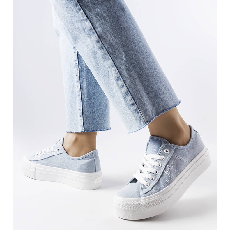 Modré tenisky Lee Cooper LCW-22-31-0891L modrý 2