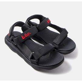 Lee Cooper Černé sportovní sandály LCW-23-34-1696M černý 1
