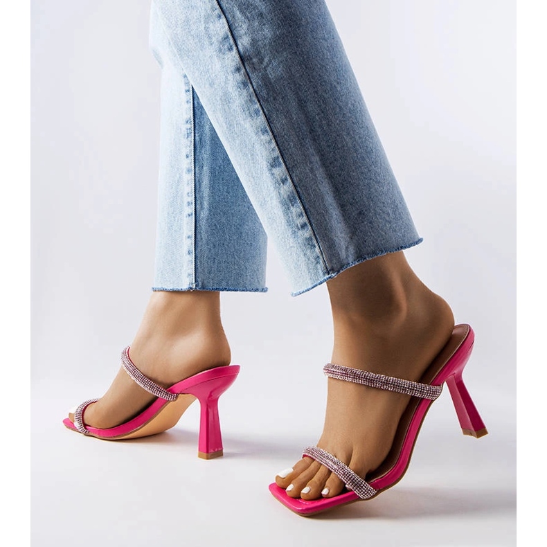 Inna Evelina růžové jehlové podpatky růžový 1