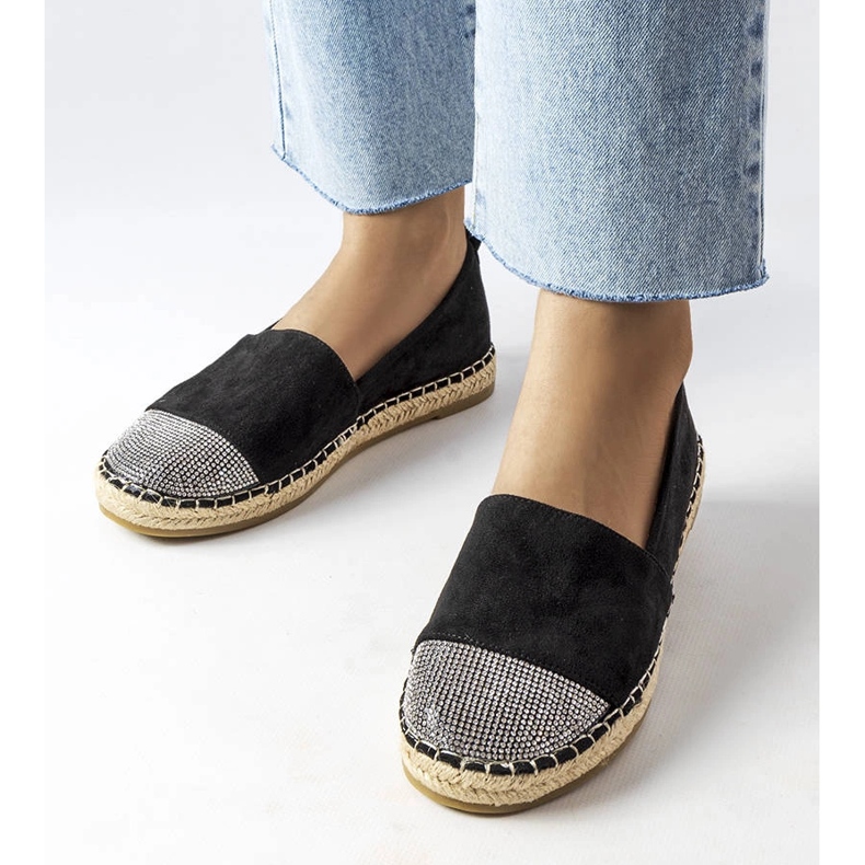 Inna Černé mokasíny espadrilky od Magali černý 1