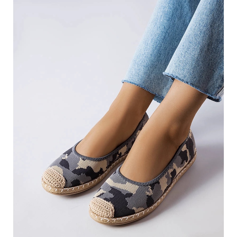 Šedé slip-on espadrilky od Benedum šedá 1