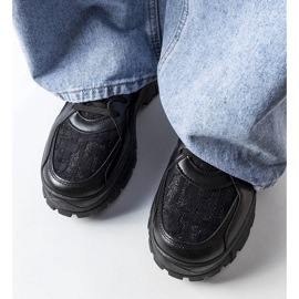 Černé robustní tenisky značky Brunswick černý 1