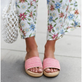 Růžové tkané skluzavky Capovalle růžový 1