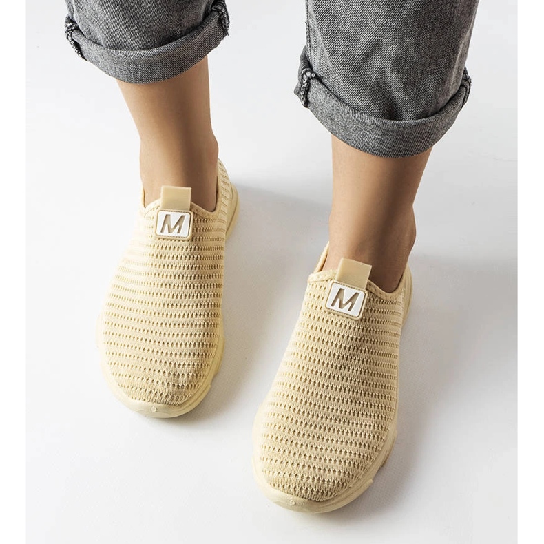 Béžové slip-on tenisky od Azalee béžový 1