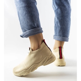 Béžové slip-on tenisky značky Greco béžový 2