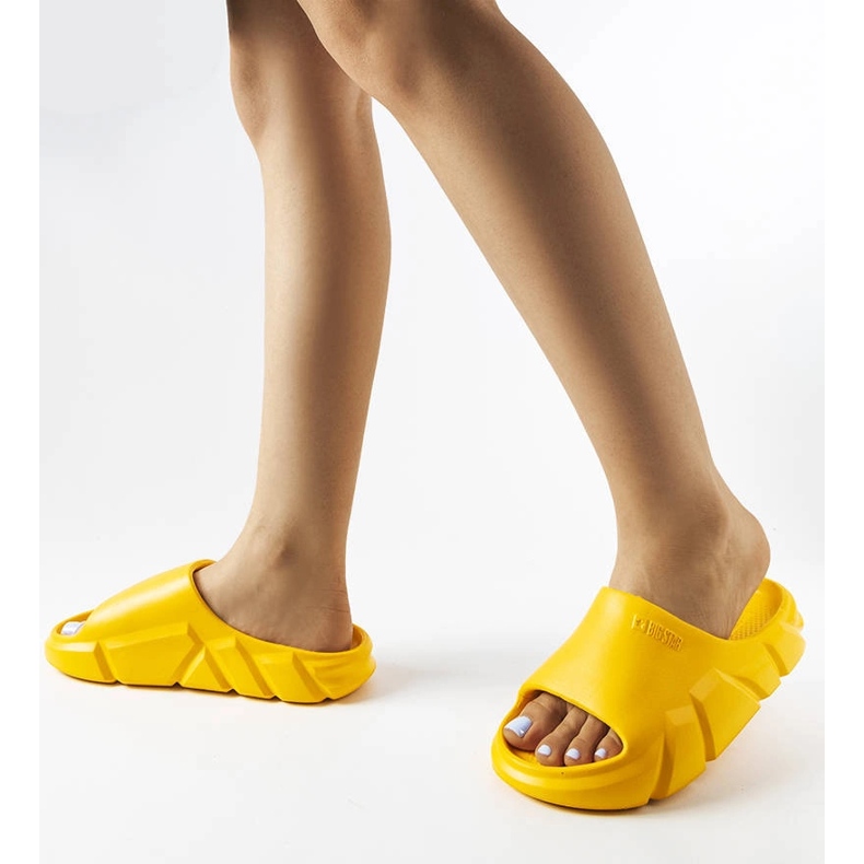 Big Star oranžové pantofle LL274591 oranžový 1