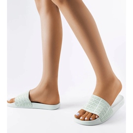 Zelené pantofle od Big Star LL274A150 zelený 2