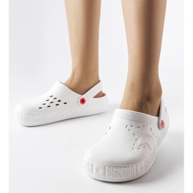 Big Star II275003 bílé pantofle bílý 1