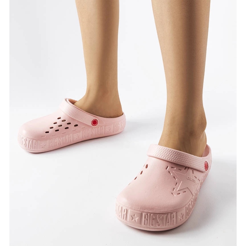 Big Star II275008 růžové pantofle růžový 1