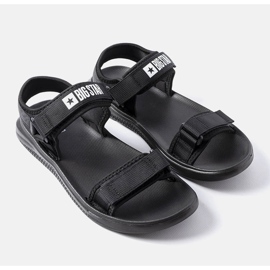 Černé sportovní sandály Big Star HH174842 černá 1