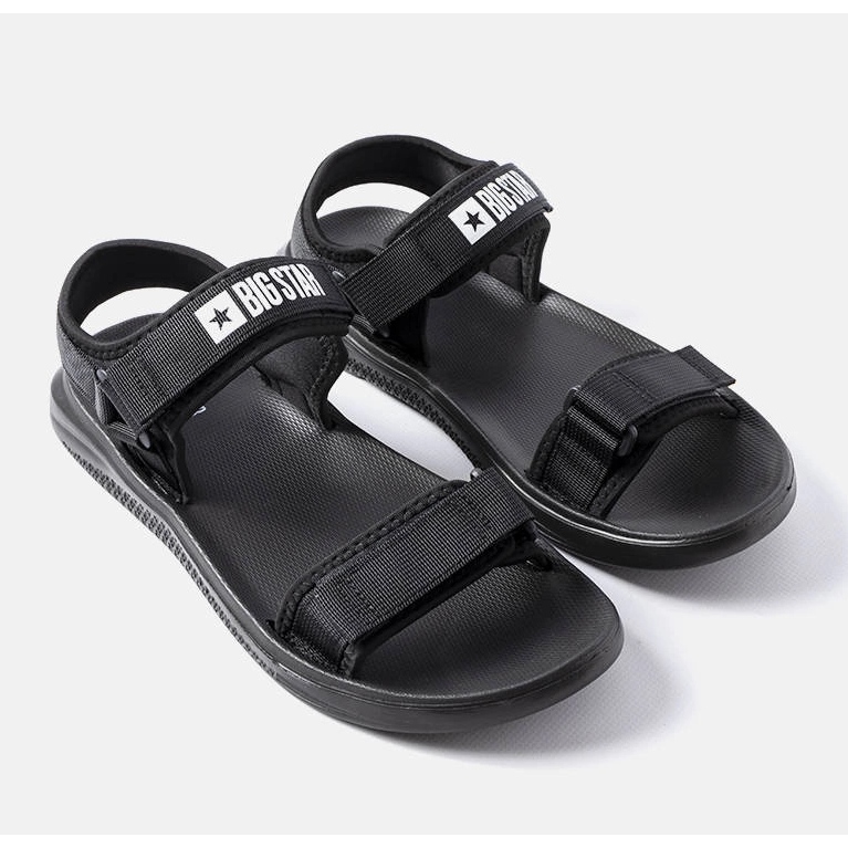 Černé sportovní sandály Big Star HH174842 černá 1