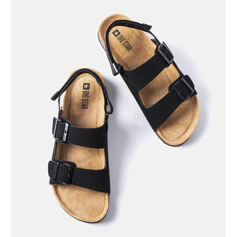 Černé sandály Big Star LL174208 černá 2