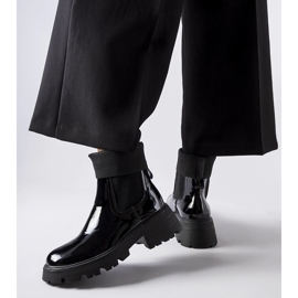 Černé nazouvací pracovní boty Breolungi černá 1