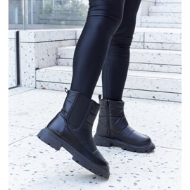 Černé zateplené sněhule Galvani černý 1