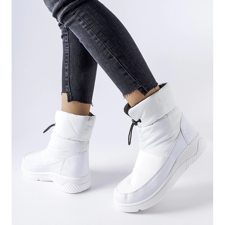 Bílé dámské zateplené sněhule Jensen bílý 1