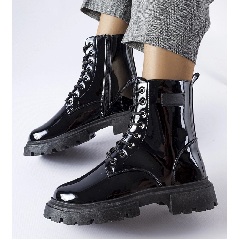 Inna Černé, zateplené, patentované boty Mestervi černá 1