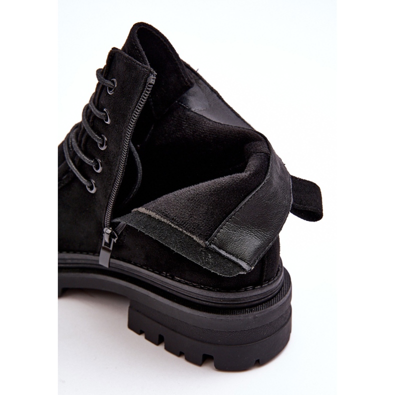 Dámské kotníkové boty na zip, černá Apolosi 2