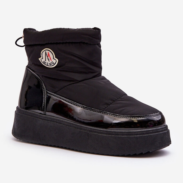 Dámské nazouvací boty na platformě Black Gattea černá 1