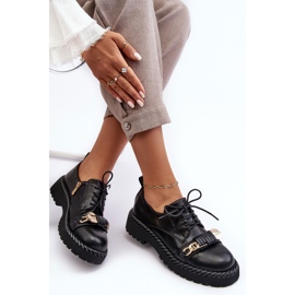 S.Barski Dámské kožené boty D&amp;A MR870-80 Black černá 1