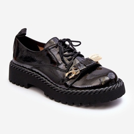 S.Barski Dámské patentované boty D&amp;A MR870-81 Black černý 1