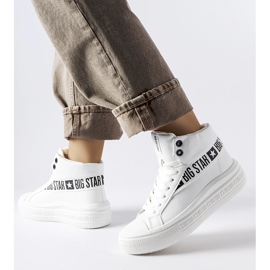 Bílé zateplené tenisky Big Star MM274009 bílý 1