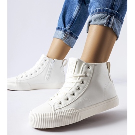 Bílé zateplené tenisky Big Star MM274017 bílý 1