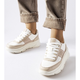 Bílé tenisky Big Star MM274500 béžový 1