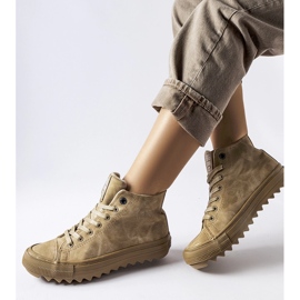 Béžové zateplené tenisky Big Star GG274071 béžový 1