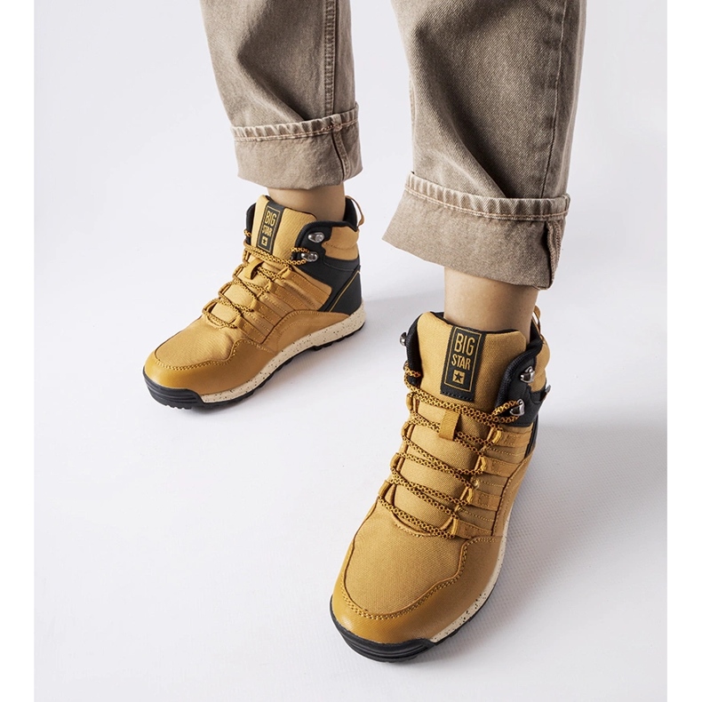 Hnědé boty Big Star KK274609 hnědý 2