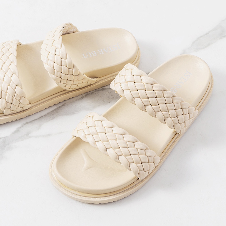 PA1 Béžové pantofle Reesal béžový 1